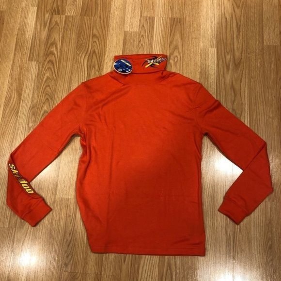 Orange Long Sleeve Men's Shirt - Picture 1 of 7